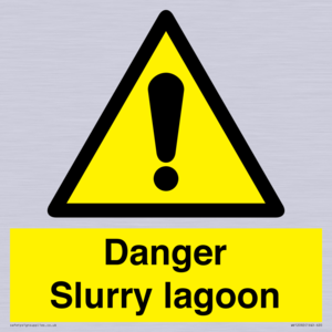 Danger Slurry lagoon